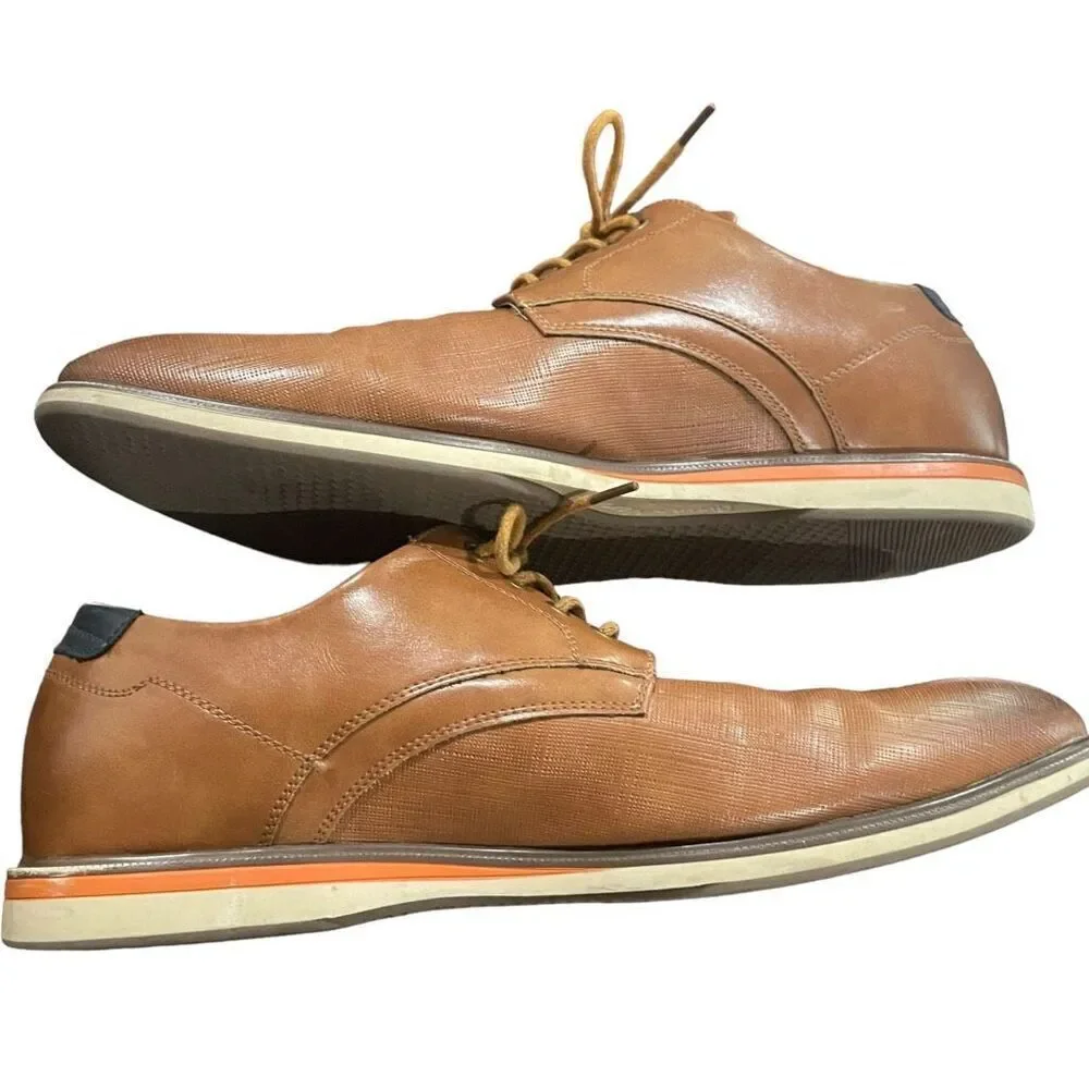 Bruno‎ Marc Tobacco Brown Oxford Shoes - Men’s Size 13